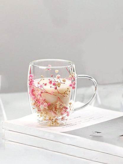 كوب زجاجي مزدوج الطبقات