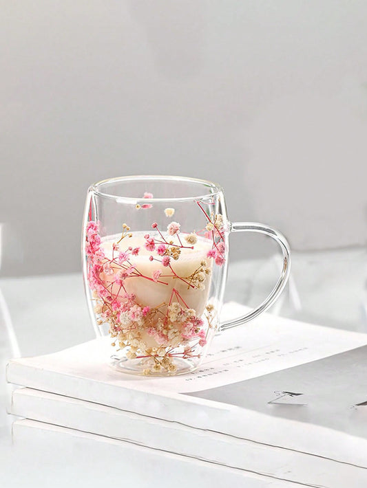 كوب زجاجي مزدوج الطبقات