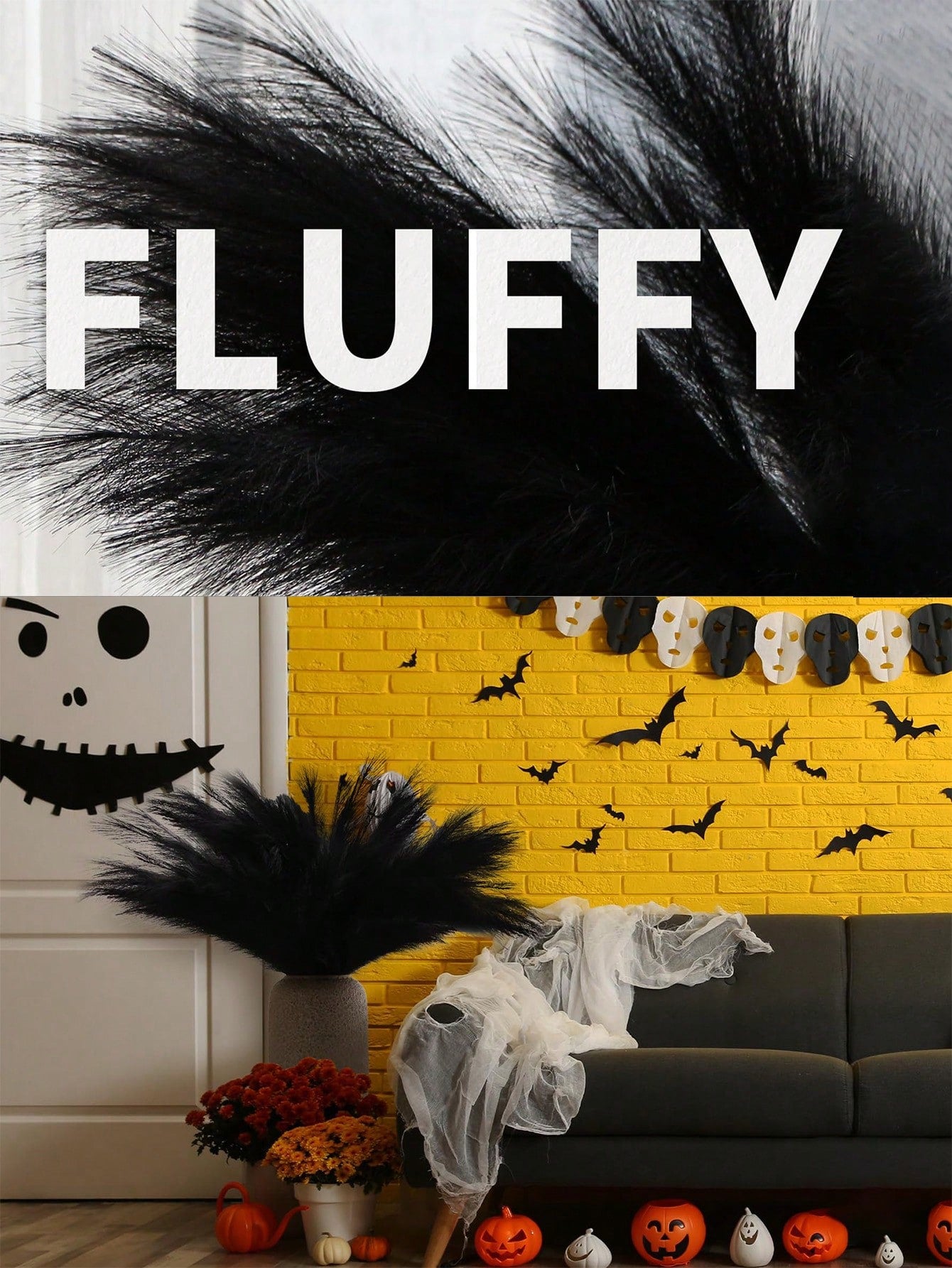 شب القصب الاصطناعي ديكور بوهو عشب بامباس صناعي كبير طويل القامة رقيق صناعي