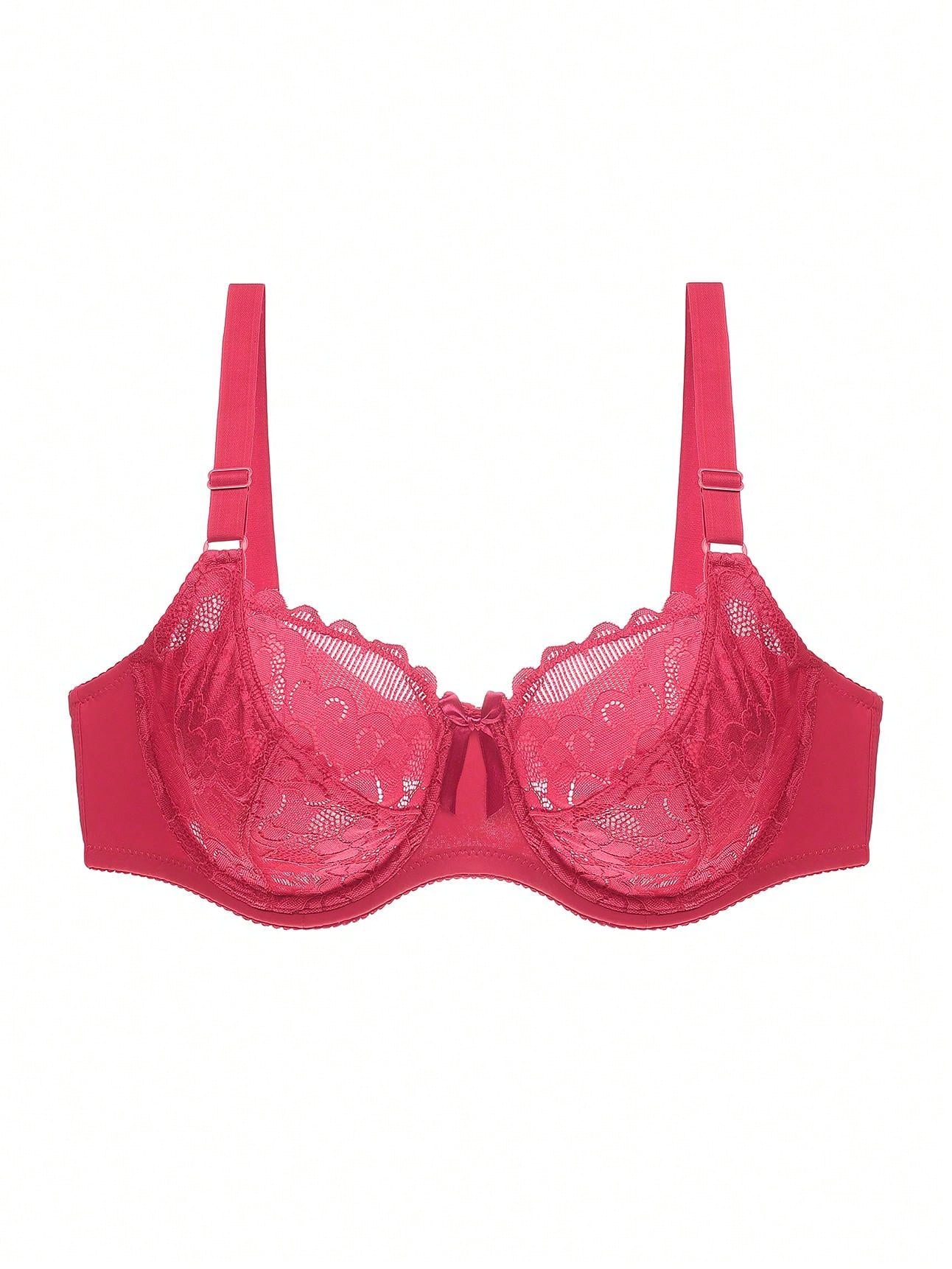 حمالة صدر بحجم كبير بأسلاك ودانتيل ورقيقة جدا وتسمح بدخول الهواء