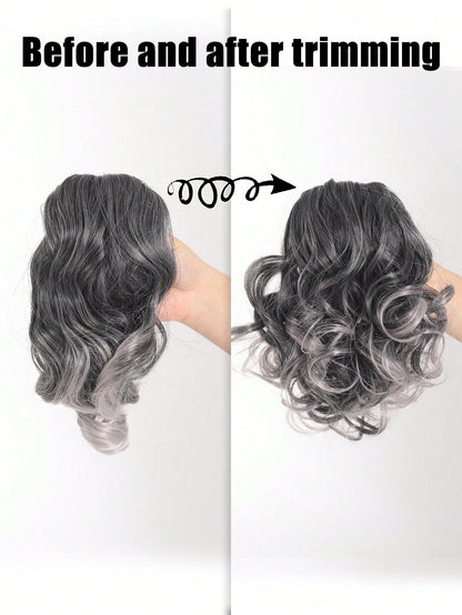 شعر اصطناعي للخصلة، شمام كامل للذيل القصير مع مشبك