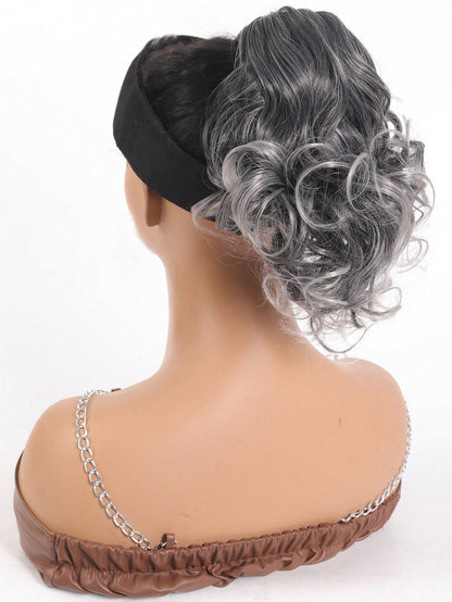 شعر اصطناعي للخصلة، شمام كامل للذيل القصير مع مشبك