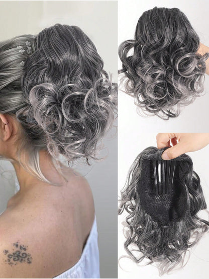 شعر اصطناعي للخصلة، شمام كامل للذيل القصير مع مشبك