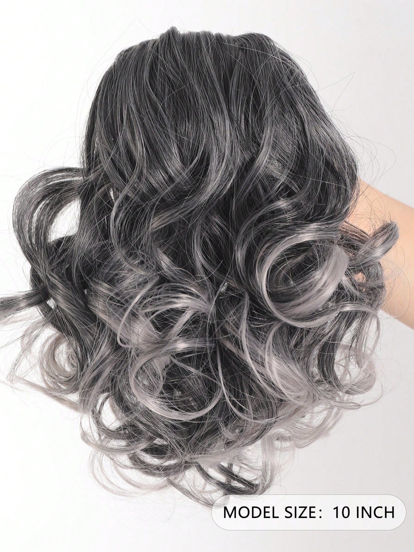 شعر اصطناعي للخصلة، شمام كامل للذيل القصير مع مشبك