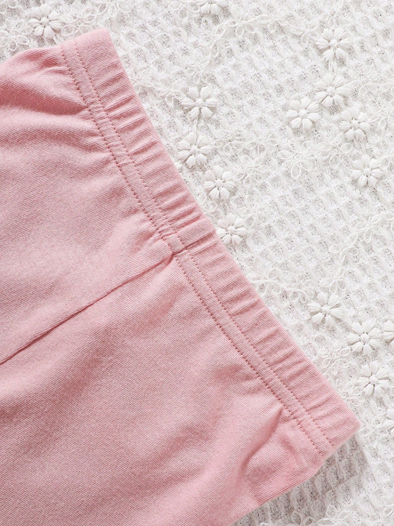 مجموعة بنات رضع للصيف، بلوزة مطبوعة بنمط كرتوني وبنطلون طويل مناسب مع خصر مرن، مناسب للصيف