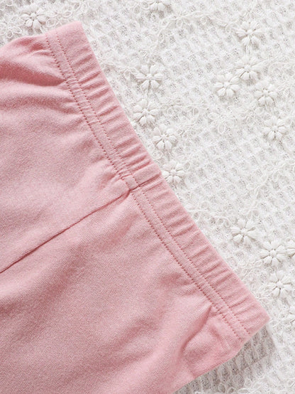 مجموعة بنات رضع للصيف، بلوزة مطبوعة بنمط كرتوني وبنطلون طويل مناسب مع خصر مرن، مناسب للصيف