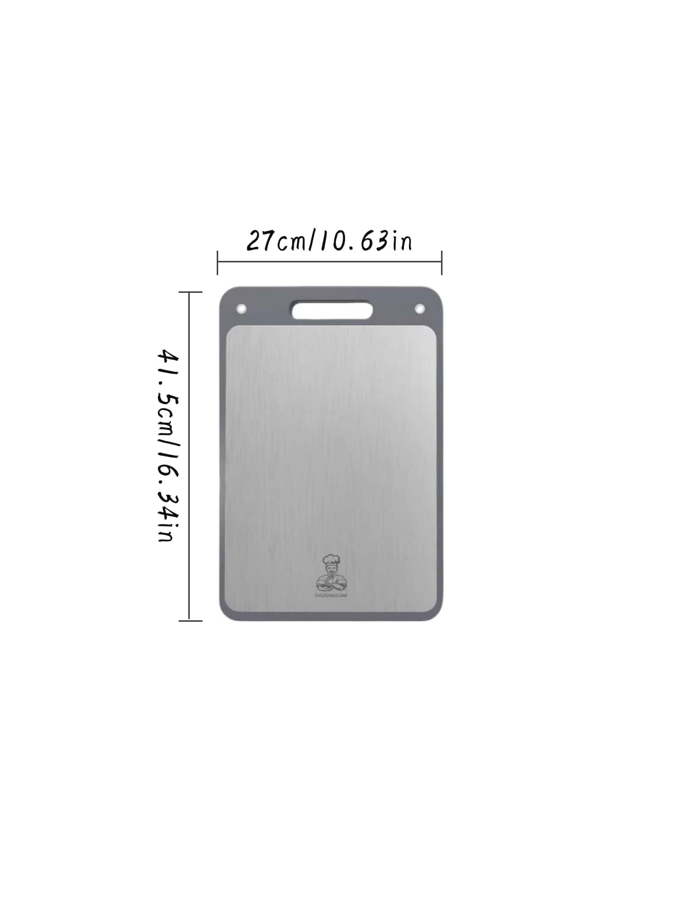 لوح قطع مزدوج من الفولاذ المقاوم للصدأ قابل للثني للمنزل، لوح تقطيع مطبخي سميك مضاد للبكتيريا و العفن مع صينية بلاستيكية