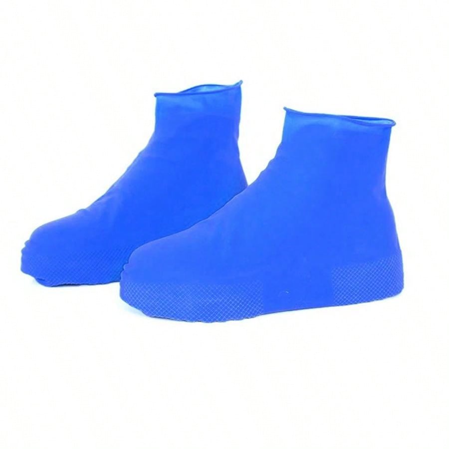 زوج واحد من أغطية أحذية المطر من اللاتكس الخارجية غير القابلة للتصرف، أحذية نقل محمولة للخارج