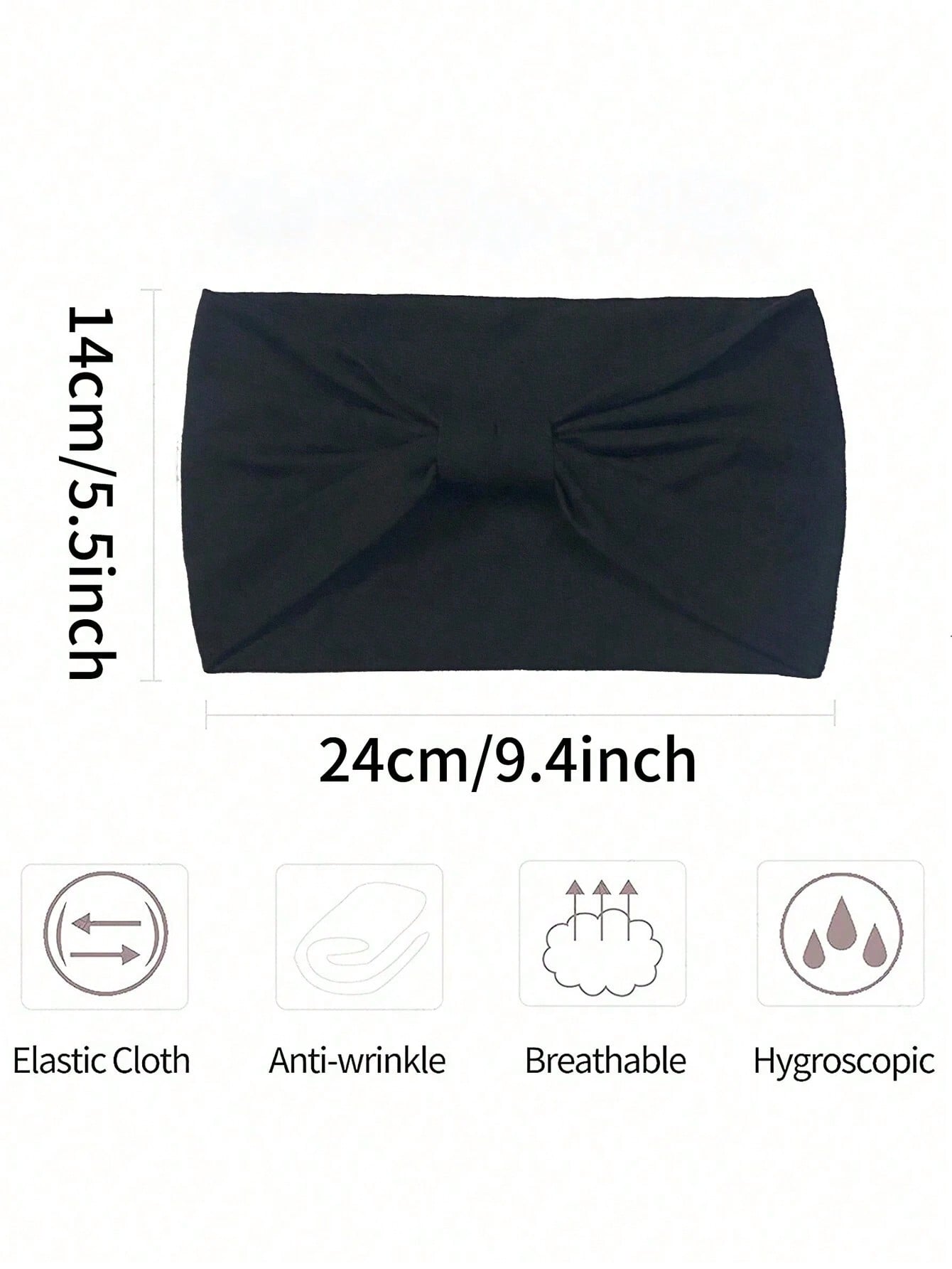 قطعة واحدة من عريقة رأس سوداء للرياضة، اليوغا، الجري واللياقة البدنية. اكسسوارات اكسسوارات اكسسور إكسسواراتالشعر الشعر