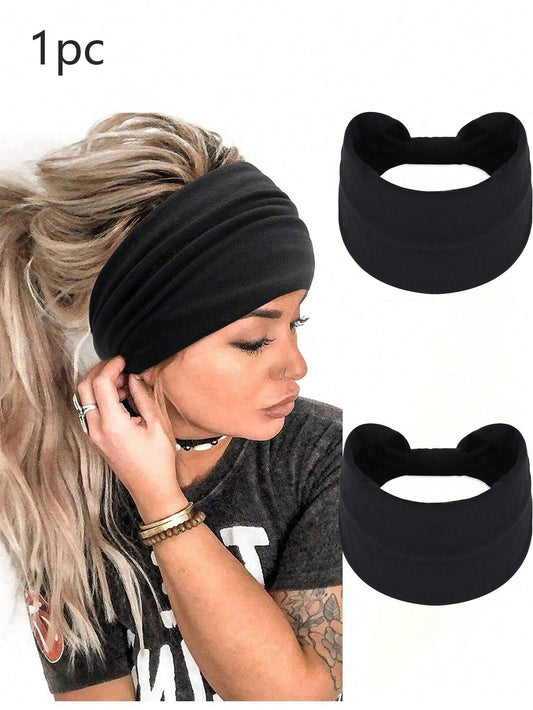 قطعة واحدة من عريقة رأس سوداء للرياضة، اليوغا، الجري واللياقة البدنية. اكسسوارات اكسسوارات اكسسور إكسسواراتالشعر الشعر