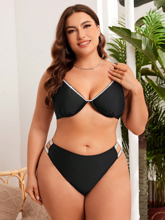 طقم بيكيني حجم كبير