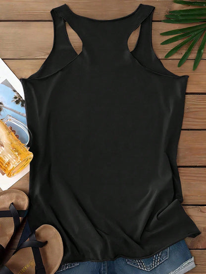 ملابس علوية قطني كاجوال للنساء بطبعة حرف ميلانو، مناسب للصيف