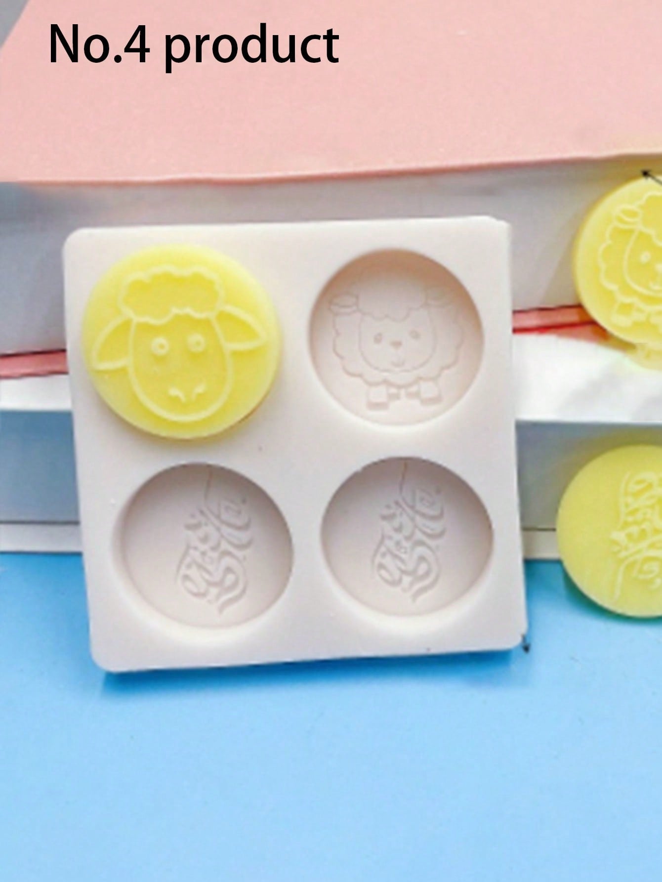 قالب شوكولاتة سيليكون حلويات بتصميم عبارة الى منزل قطعة واحدة