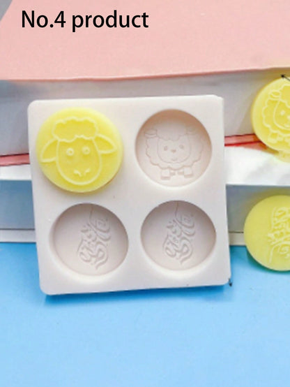 قالب شوكولاتة سيليكون حلويات بتصميم عبارة الى منزل قطعة واحدة