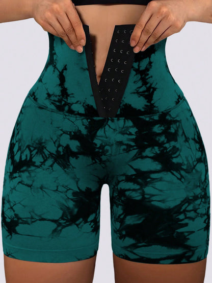 سروال رياضي نسائي برباط وتصميم موضة تاي داي