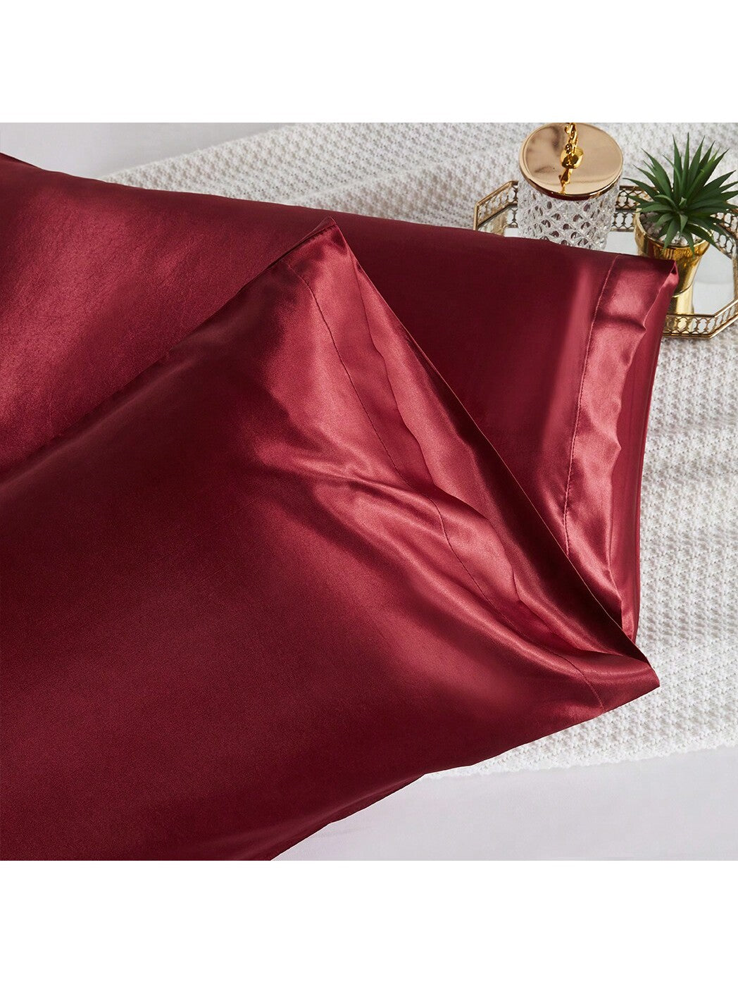 غطاء وسادة جينز بسيط بلون سادة قطعة واحدة