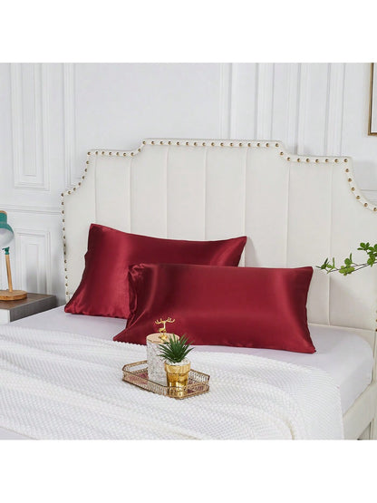 غطاء وسادة جينز بسيط بلون سادة قطعة واحدة