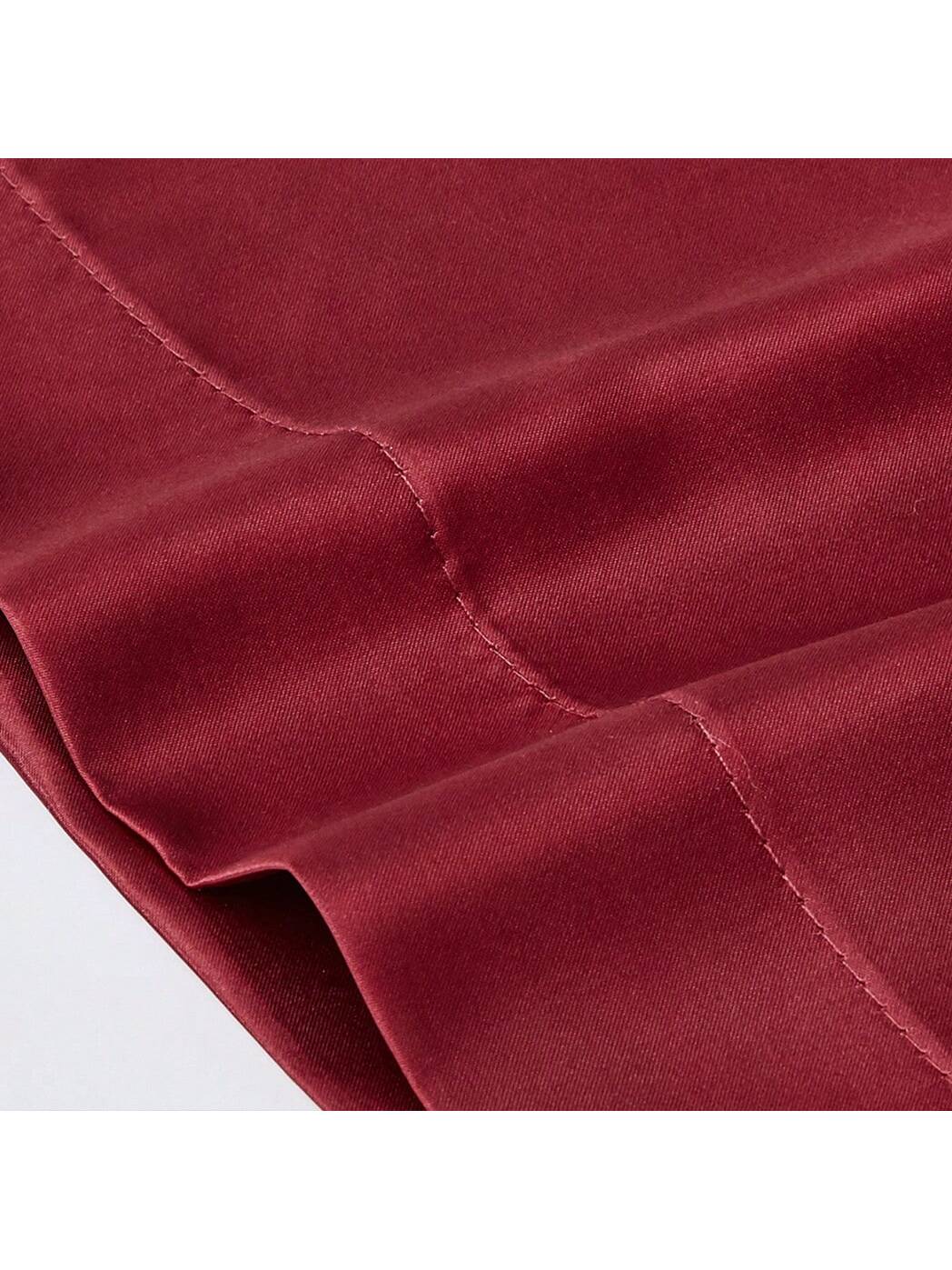 غطاء وسادة جينز بسيط بلون سادة قطعة واحدة