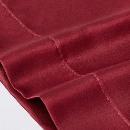 غطاء وسادة جينز بسيط بلون سادة قطعة واحدة