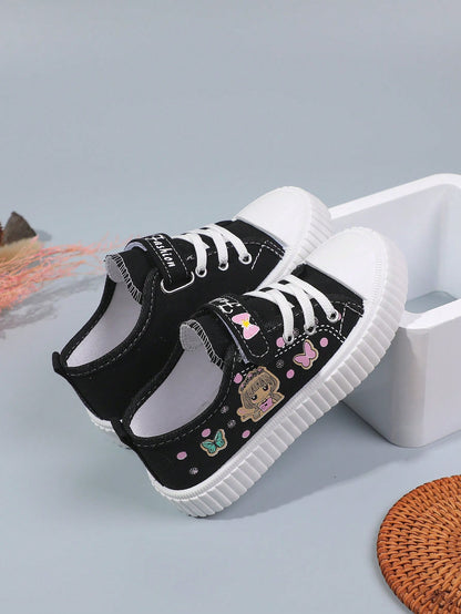 حذاء كاجوال للأطفال من الجنسين بنمط قماشي، حذاء رياضي بنعل سميك للأطفال بين الأعمار 8-16 سنة، خفيف الوزن