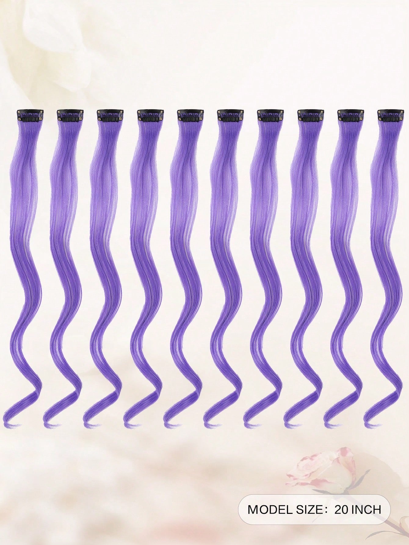 وصلات شعر بمشبك