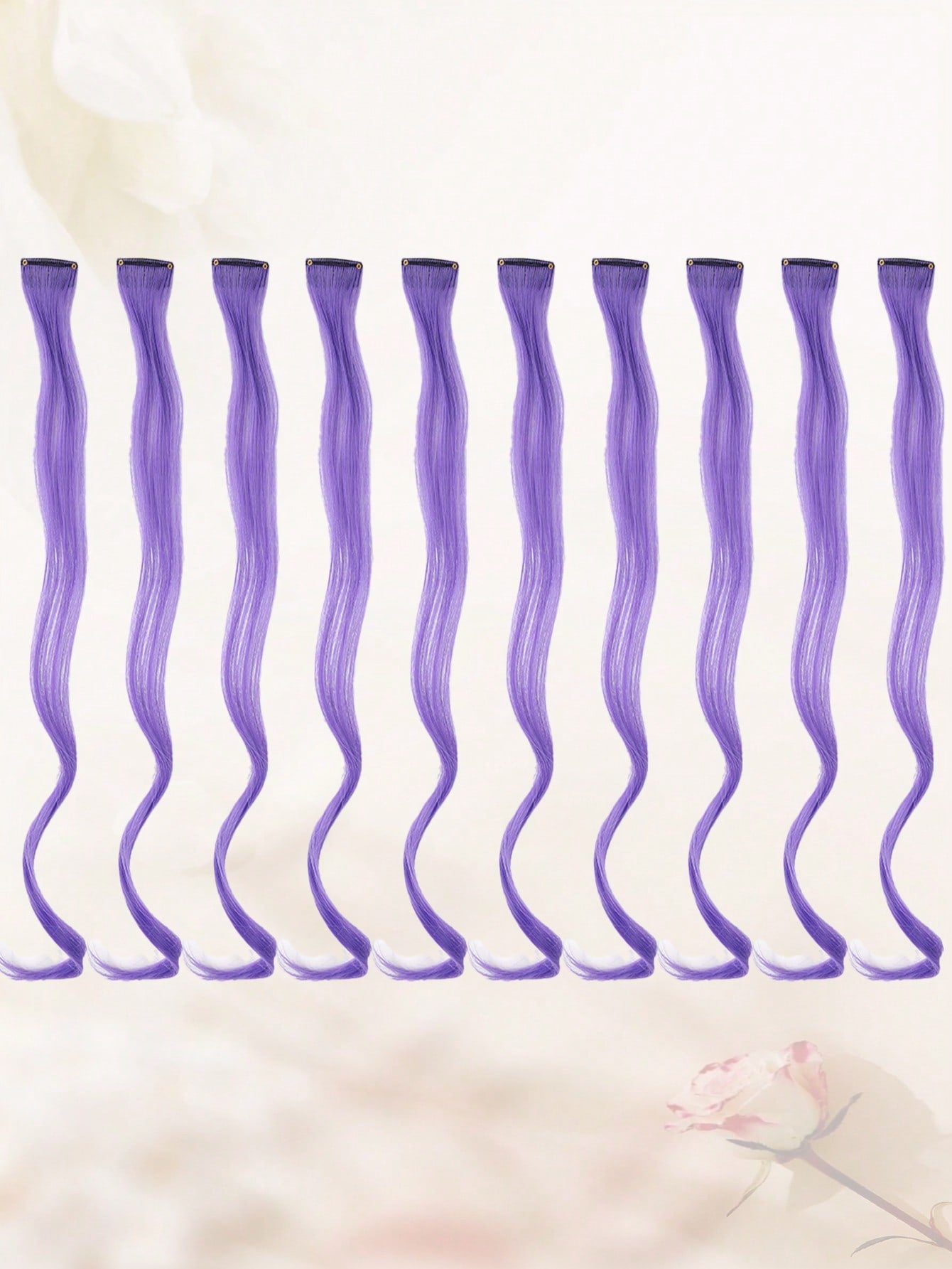 وصلات شعر بمشبك