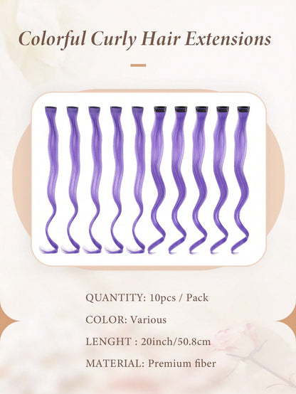 وصلات شعر بمشبك