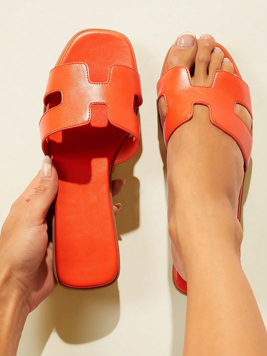 أكثر الصنادل الجلدية مبيعاً للنساء، ذات اللون البرتقالي الخردلي، مريحة ومريحة، موضة لا تزول، الألوان الأكثر شعبية