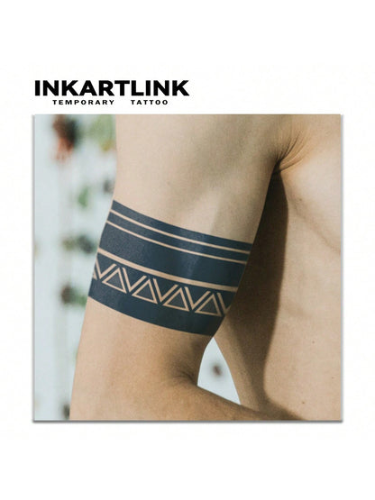 وشم مؤقت ذو مظهر احترافي ، وشم نصف دائم ، ذو تقنية ثورية للوشم، سوار المايا، وشم مؤقت للذراع ، تدوم طويلاً،