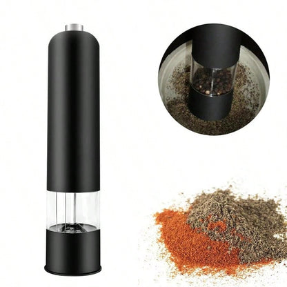 طاحونة ملح وفلفل تعمل باللمس الآلية، طاحونة توابل كهربائية قابلة للتعديل، أداة مطبخ