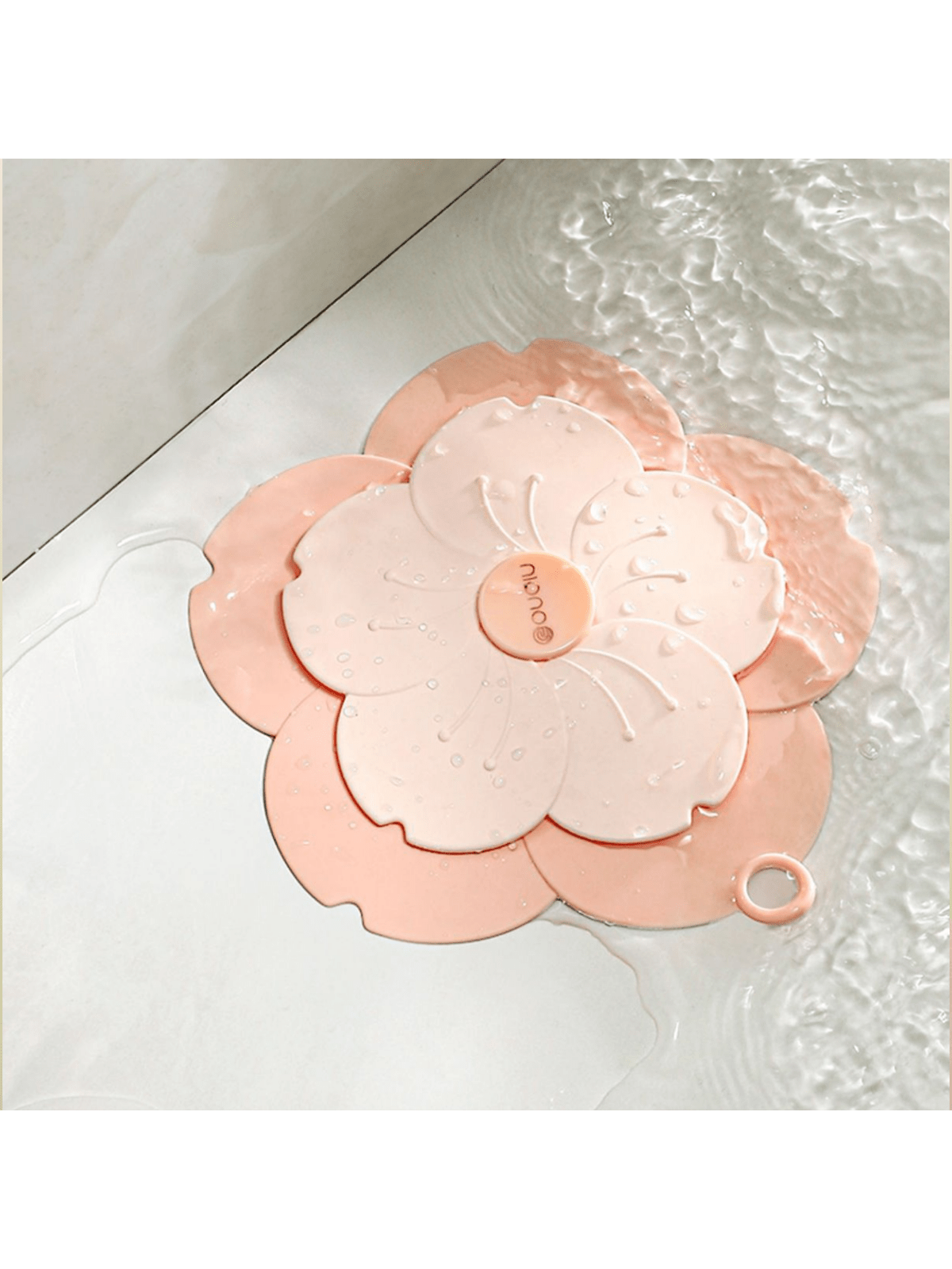 غطاء الختم السيليكوني للمرحاض الوردي برائحة الزهر الساكورا مانع التسرب، أداة مانع روائح الحشرات للصرف الصحي، ناعم ومناسب، لا يتحرك بسهولة، مناسب للمطابخ والحمامات ومغاسل الصحون