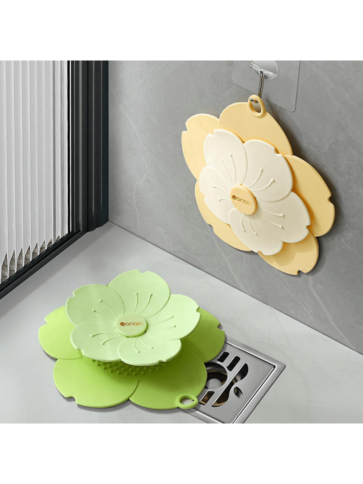 غطاء الختم السيليكوني للمرحاض الوردي برائحة الزهر الساكورا مانع التسرب، أداة مانع روائح الحشرات للصرف الصحي، ناعم ومناسب، لا يتحرك بسهولة، مناسب للمطابخ والحمامات ومغاسل الصحون