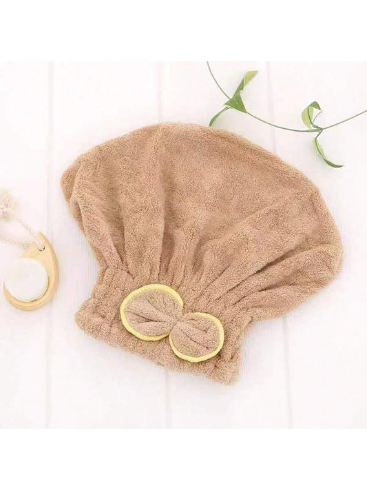 قبعة شعر سريعة التجفيف من 1-2 قطعة، يمكن امتصاص الماء بسرعة وتجفيف الشعر، ناعمة ومريحة، مع خيارات متعددة للألوان