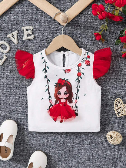 تي شيرت بناتي