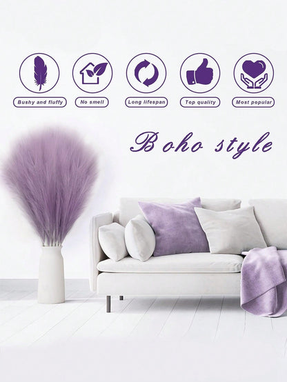 أعشاب بامباس اصطناعية بأوراق ريد وهمية