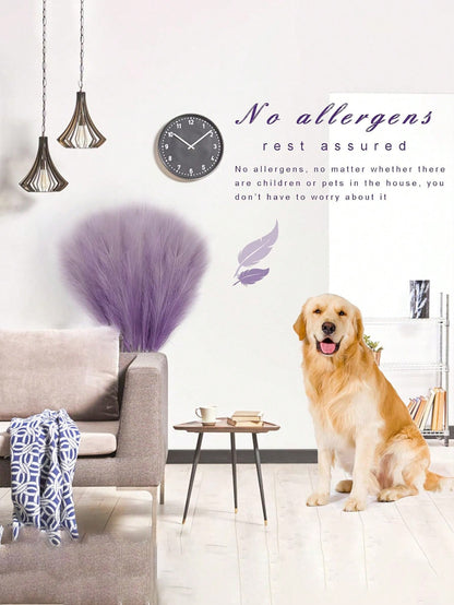 أعشاب بامباس اصطناعية بأوراق ريد وهمية 10 قطعة