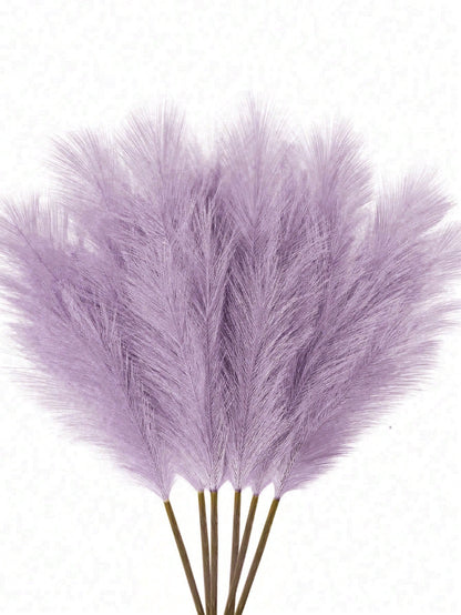 أعشاب بامباس اصطناعية بأوراق ريد وهمية 10 قطعة