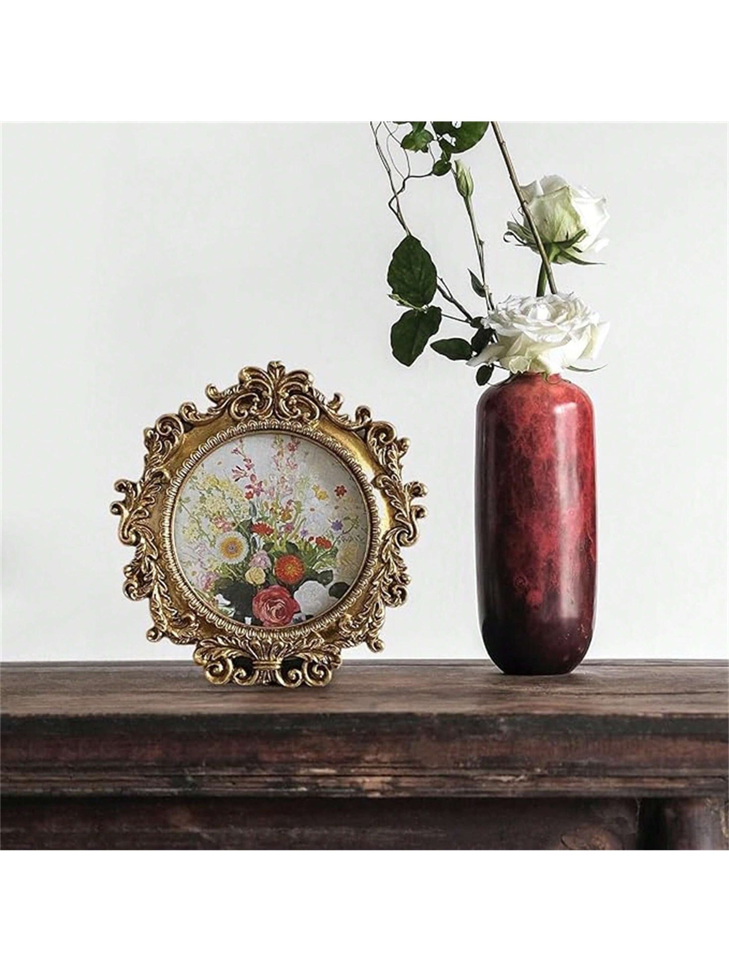 إطار صور شبه مصنوع من الورق الأمريكي العتيق