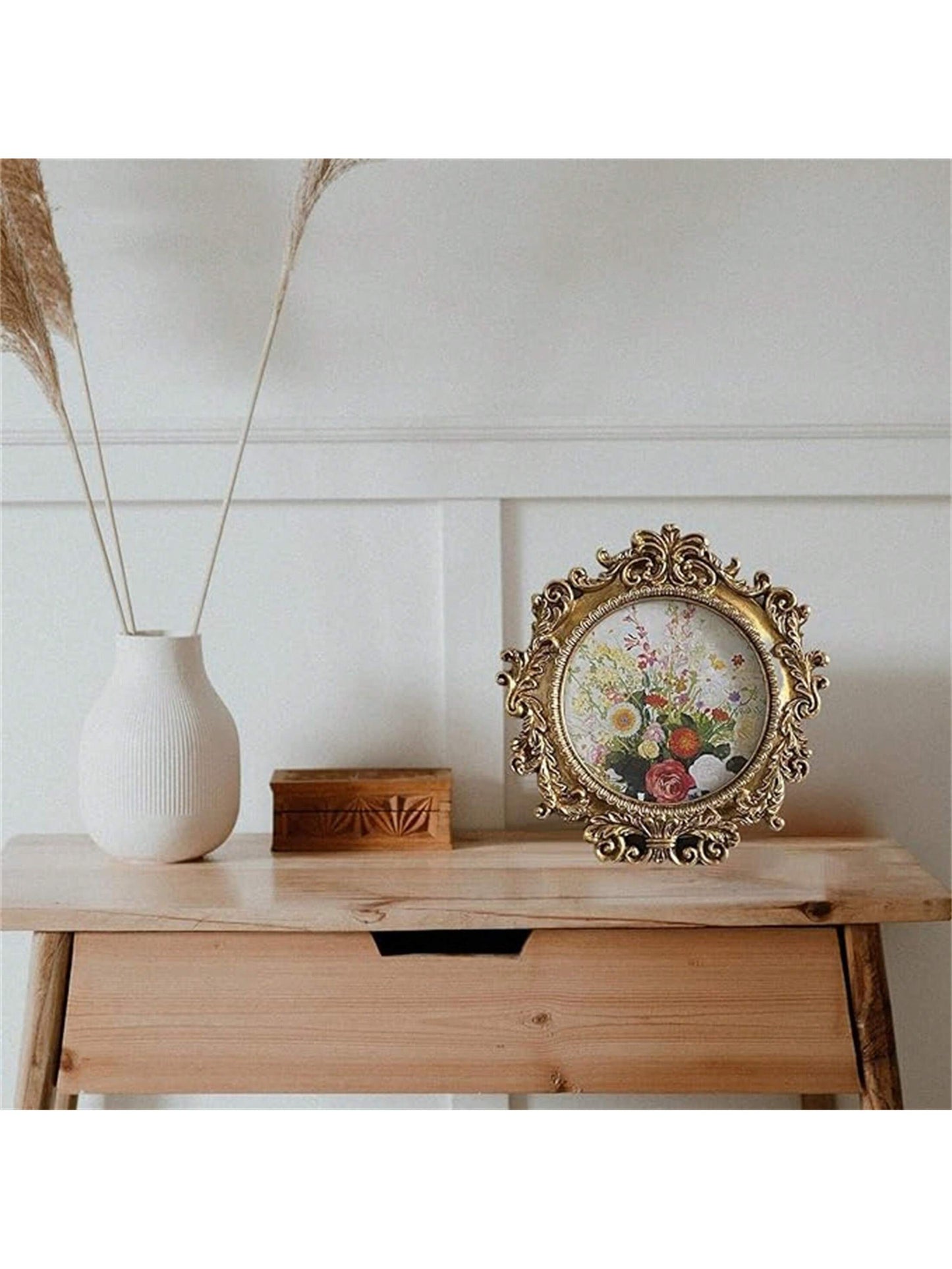 إطار صور شبه مصنوع من الورق الأمريكي العتيق