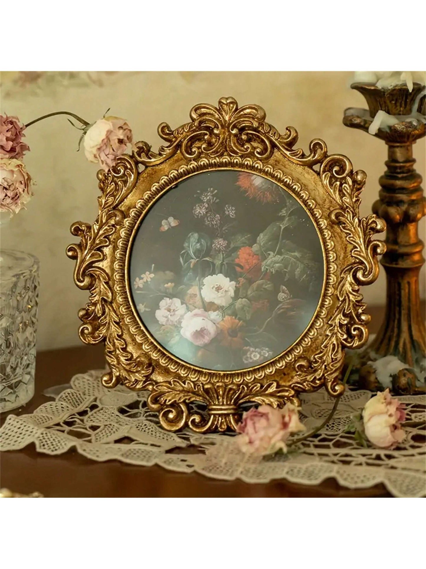 إطار صور شبه مصنوع من الورق الأمريكي العتيق