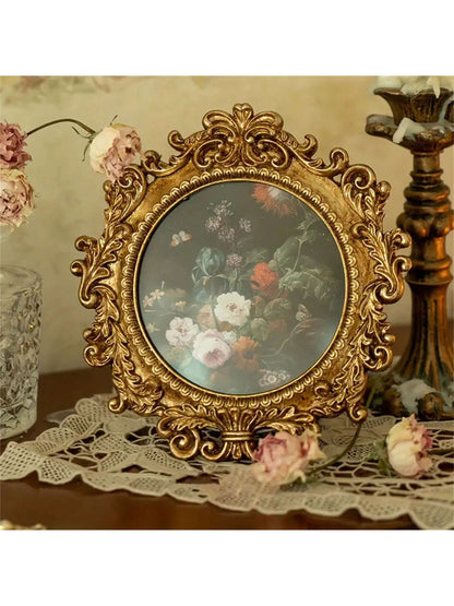 إطار صور شبه مصنوع من الورق الأمريكي العتيق