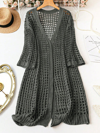 كارديجان طويل مقاس كبير