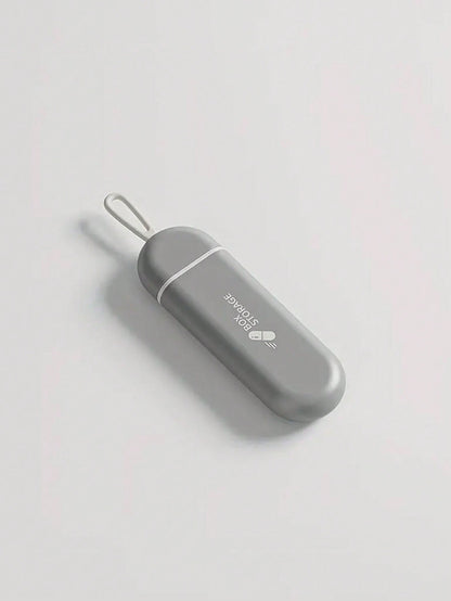 صندوق أدوية محمول متعدد الوظائف على شكل شبكة سحب صغير مصغر للسفر مزود بثلاثة أجزاء