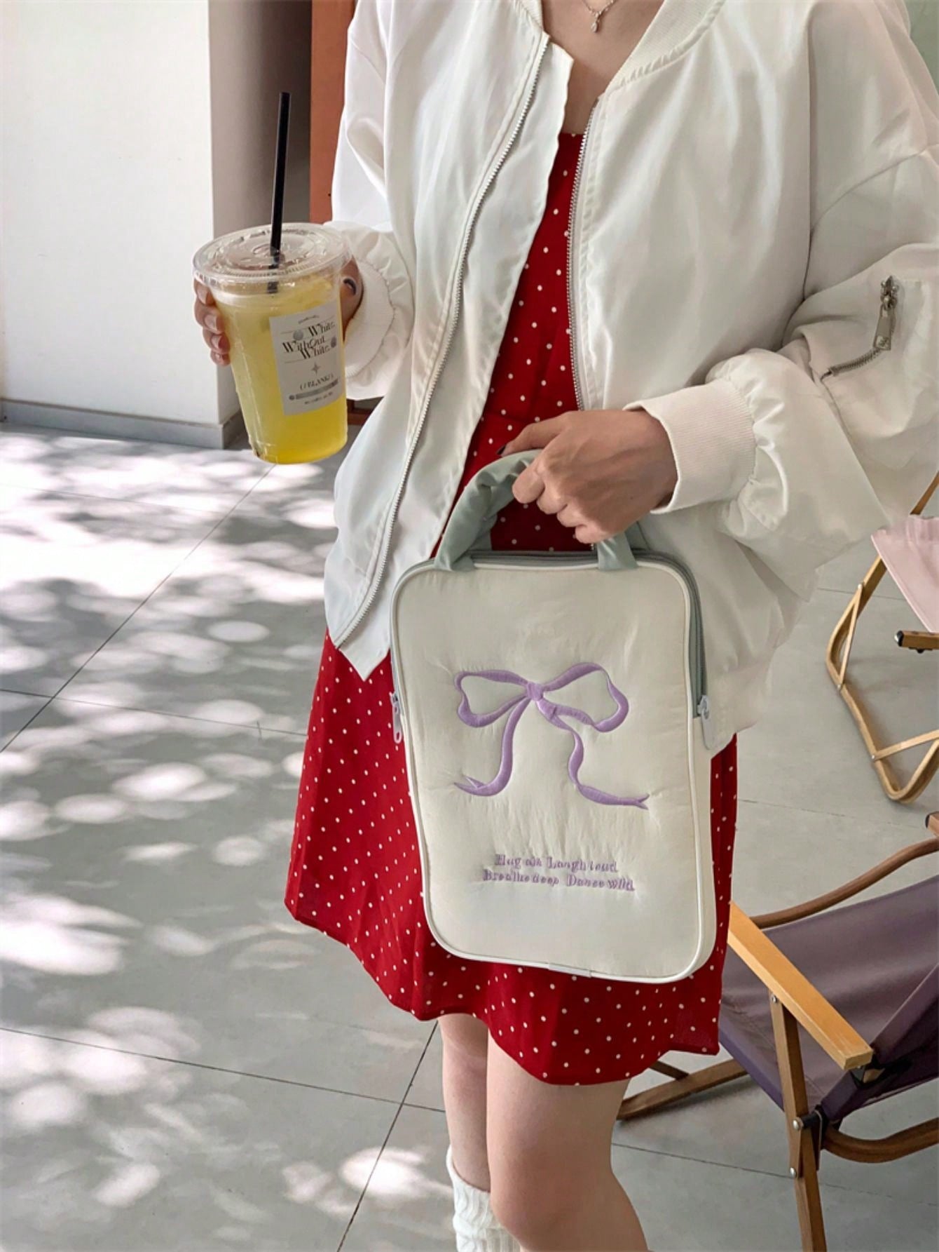 حقيبة حاسوب محمول 1 قطعة بأسلوب كوري