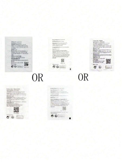 الأظافر الاصطناعية المربعة القصيرة الأنيقة، الوردي والأبيض