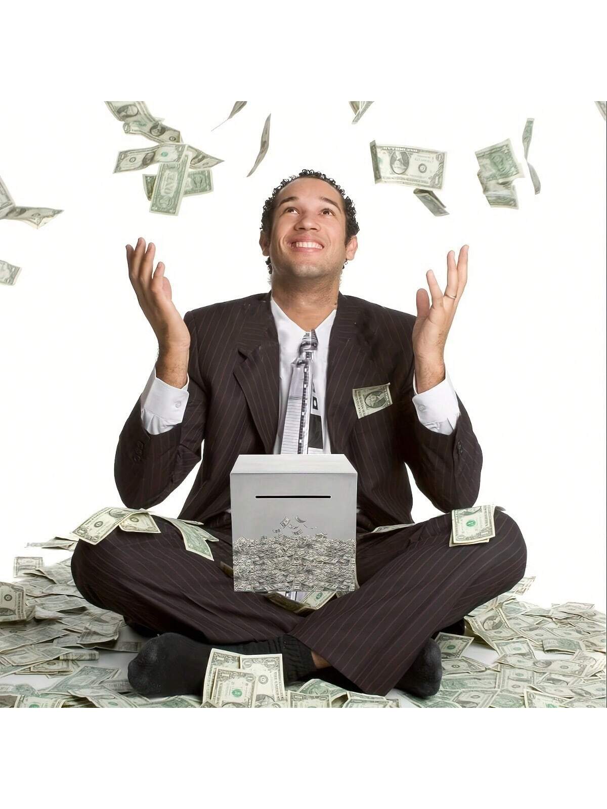 بنك الادخار مصنوع من الفولاذ المقاوم للصدأ للكبار