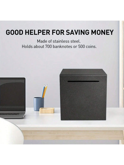 بنك الادخار مصنوع من الفولاذ المقاوم للصدأ للكبار