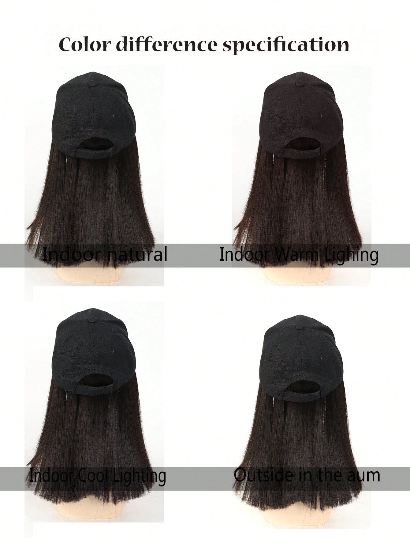 باروكات شعر اصطناعي منسوجة