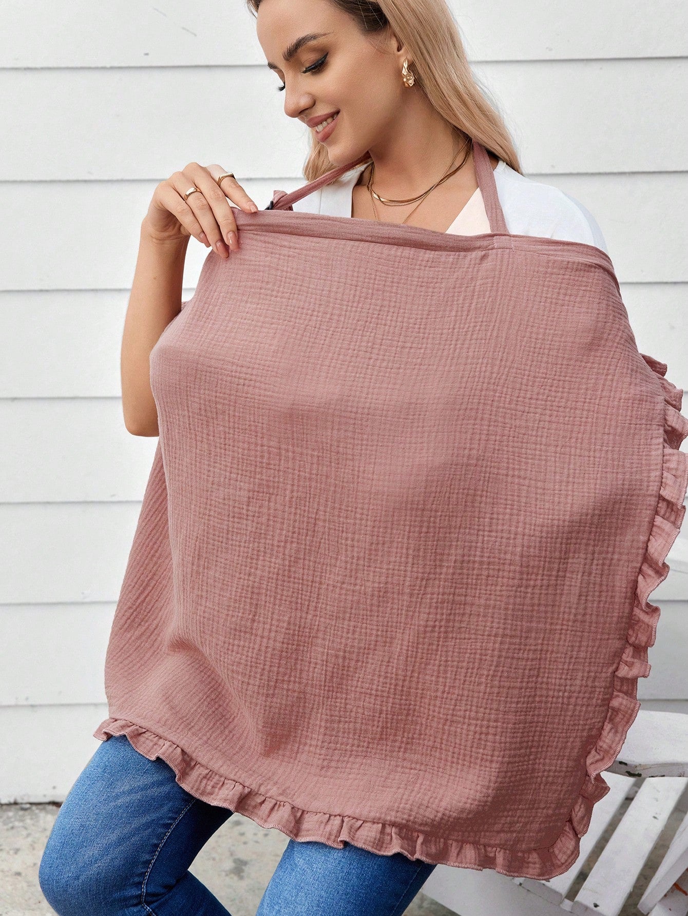 حمّالة صدر قطنية واحدة مع دانتيل لطيف وودود للبشرة