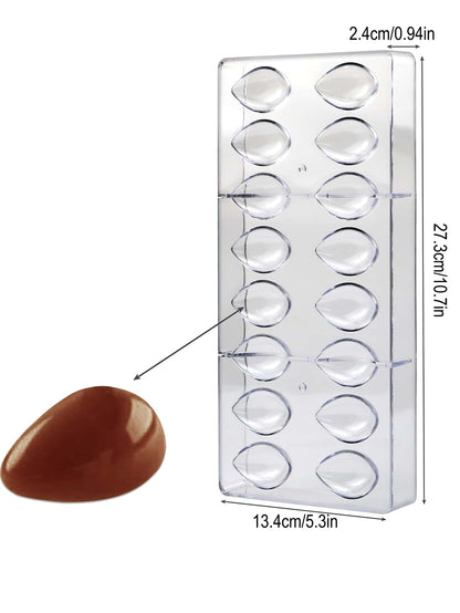 قالب شوكولاتة بلاستيكي للاستخدام المنزلي